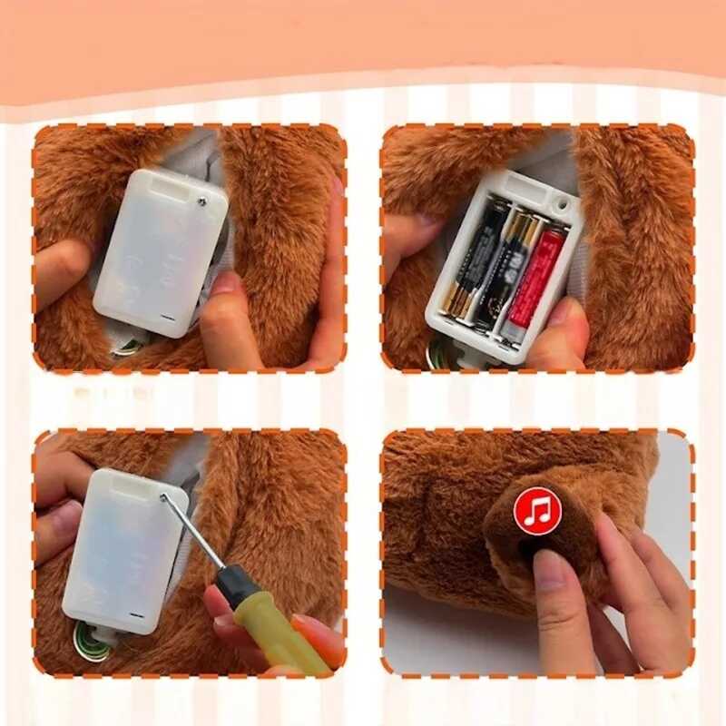 Szunyókáló plüss Cabybara , lélegző , lágy dallamok és fények - igazi alvótárs - Image 3