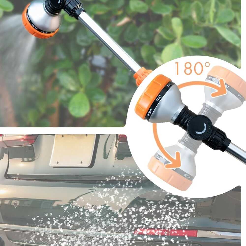 180 fokban mozgatható ,locsolófej , állítható vízsugárral - Image 4