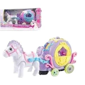 Póniló hintóval , fény és hang hatásokal