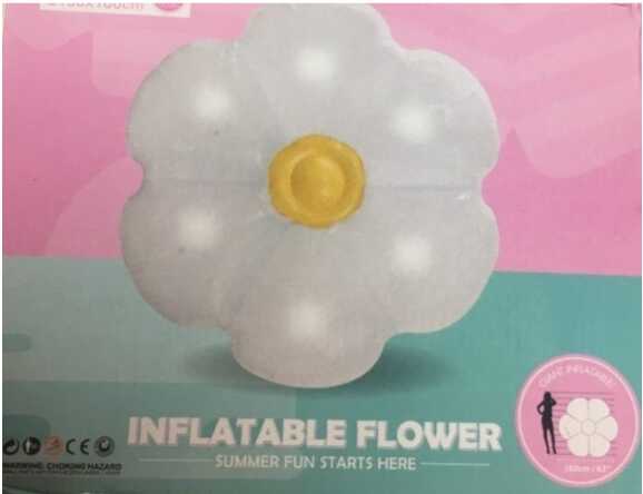 Óriás virág formájú strandsziget strandmatrac 160 cm - Image 3