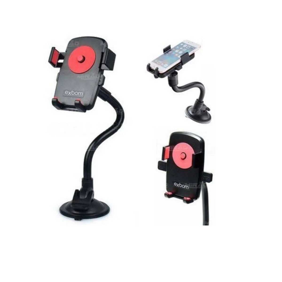 SP-T24 Autós telefontartó flexibilis fém rúddal és tapadókorongos zárral - Image 2