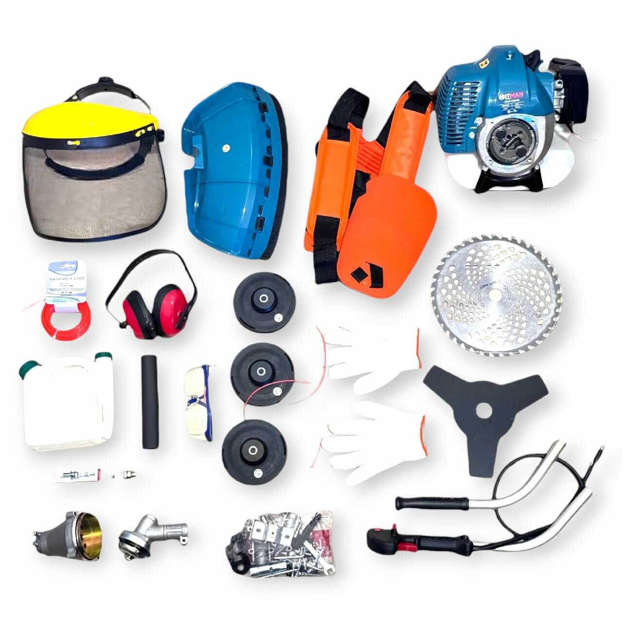 Hitman CT-1541PRO Benzinmotoros Fűkasza és Bozótvágó 12 részes, 6,7 lóerős, 68 cm³ - Image 3