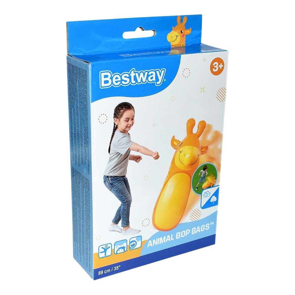 Bestway Felfújható zsiráfos boxzsák gyerekeknek , 89 cm - Image 2