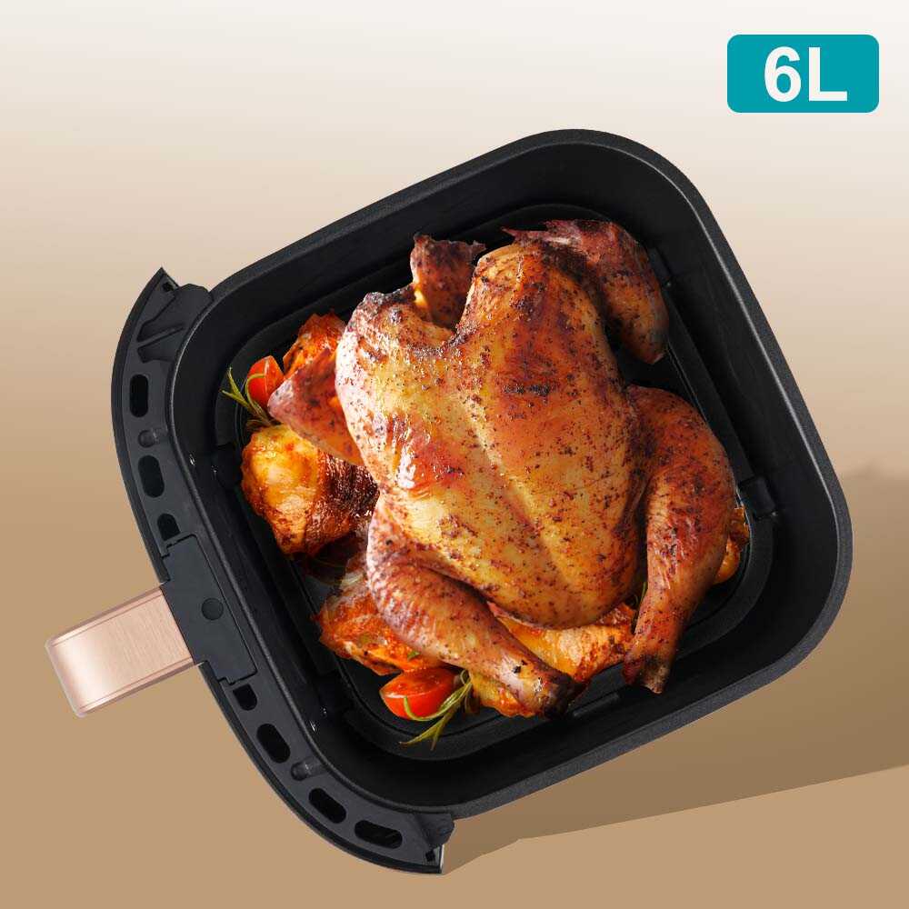 WINNING STAR ST-9652 Digitális Légsütő (Air Fryer), 6L, 1500W, 8 Előre Beállított Menüvel - Image 2