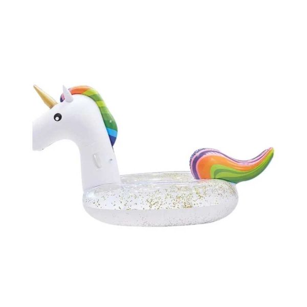 Unikornisos úszógumi csillámmal , 120 cm - Image 2