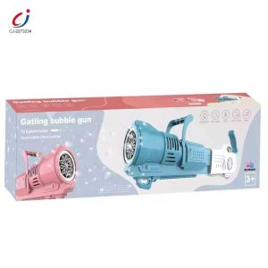 Automata Buborékfújópuska rózsaszín vagy kék színben 2×50 ml tartállyal