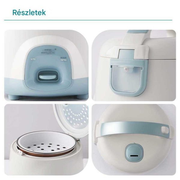 WINNING STAR ST-9354 Kompakt Elektromos Rizsfőző, 1L, Melegen Tartás Funkcióval - Image 2