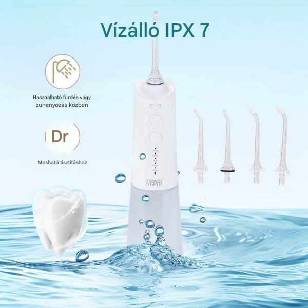 WINNING STAR ST-9817 Szájzuhany, 300 ml, 5 Tisztítási Mód, IPX7 Vízálló - Image 2