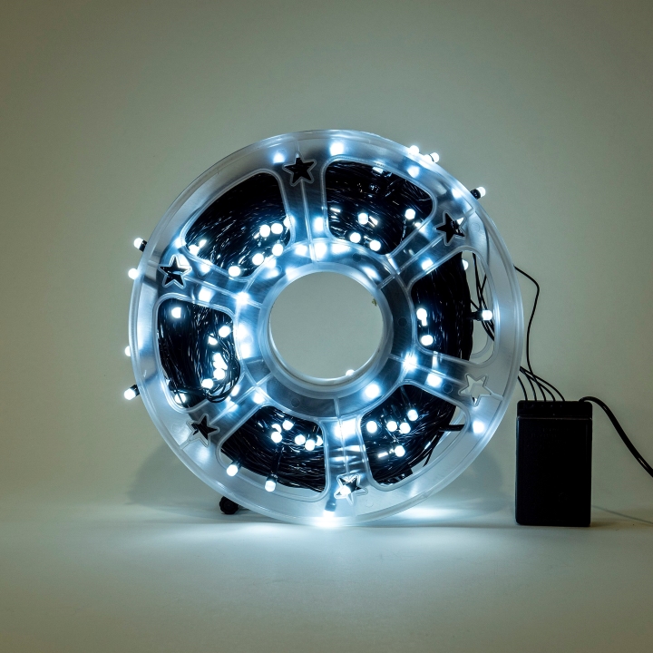 50 méteres, 320 ledes, karácsonyi fényfüzér kültéri választható színekben - Image 9