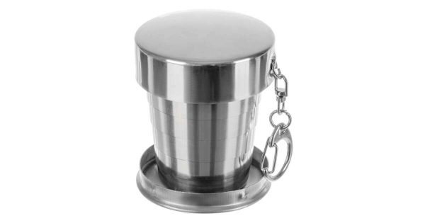 2in1 összecsukható, mini pohár és kulcstartó – max 80 ml - Image 4