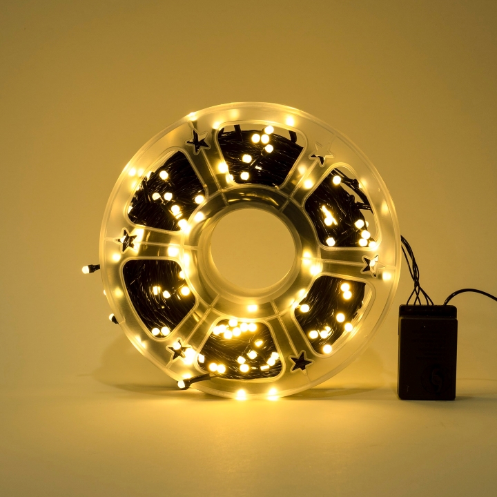 50 méteres, 320 ledes, karácsonyi fényfüzér kültéri választható színekben - Image 8