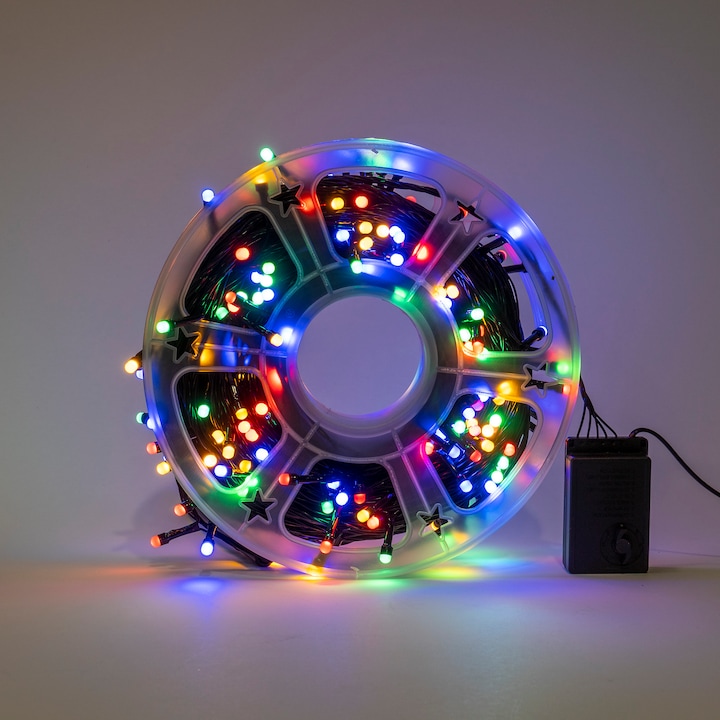 50 méteres, 320 ledes, karácsonyi fényfüzér kültéri választható színekben - Image 10