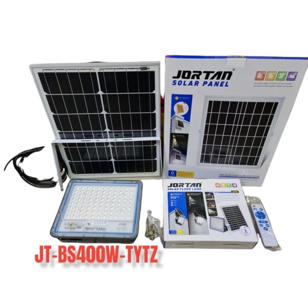 Jortan JT-BS400W-TYTZ mozgásérzékelős napelemes LED reflektor falra rögzíthető távirányítóval - Image 2