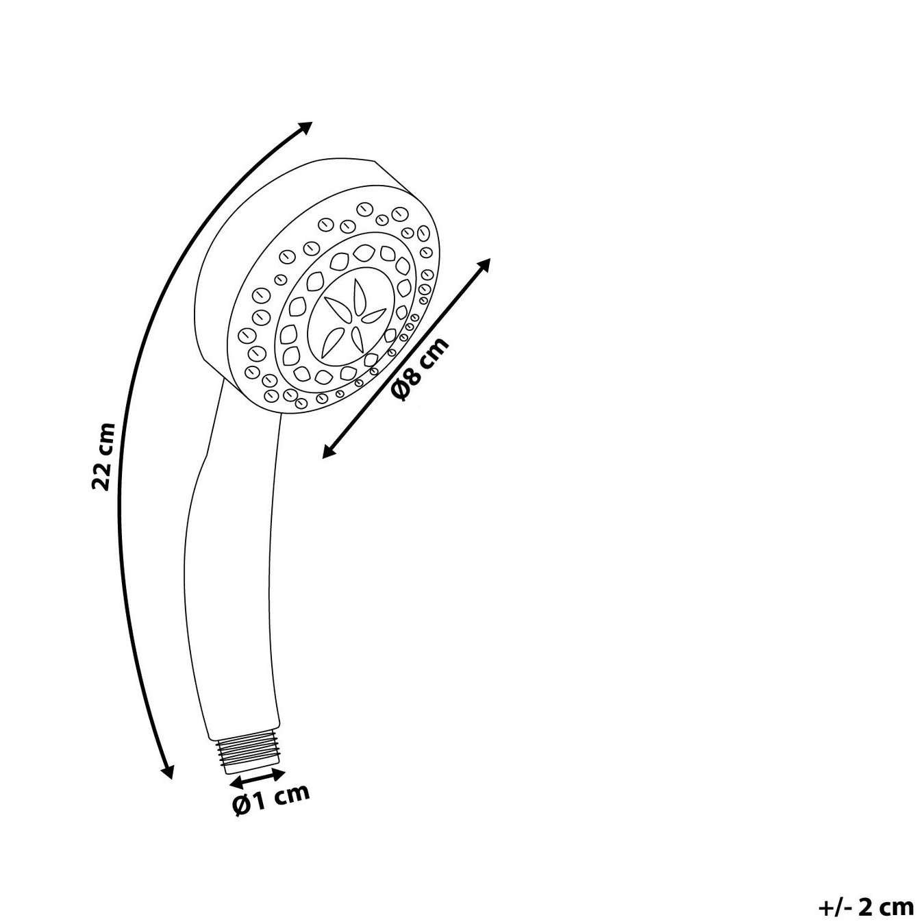 Zuhanyrózsa LED világítással - Image 3