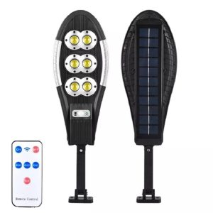 MX-T90-6 Napelemes utcai LED lámpa, mozgásérzékelővel, beépített napkollektorral és távirányítóval, 1000W