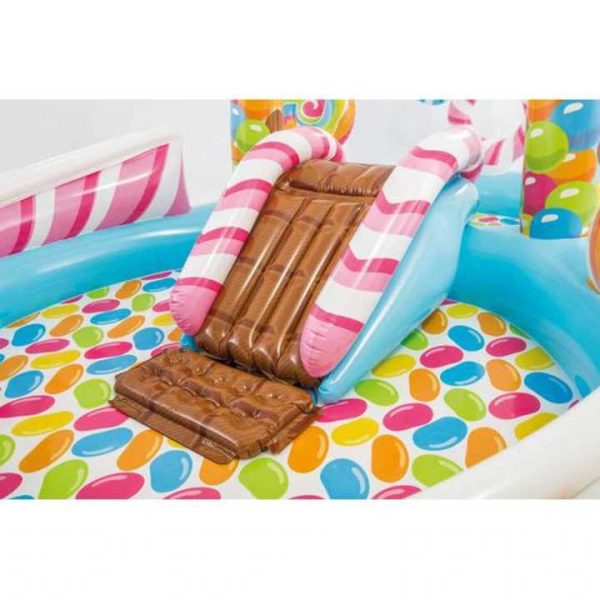 INTEX Candy Zone Vízi Játszótér Gyerekeknek – Felfújható kerti élménymedence - Image 3