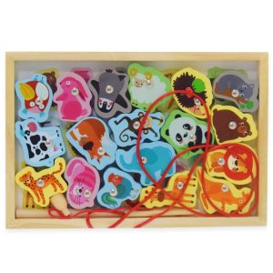 Fából készült mágneses horgászjáték , gyerekeknek