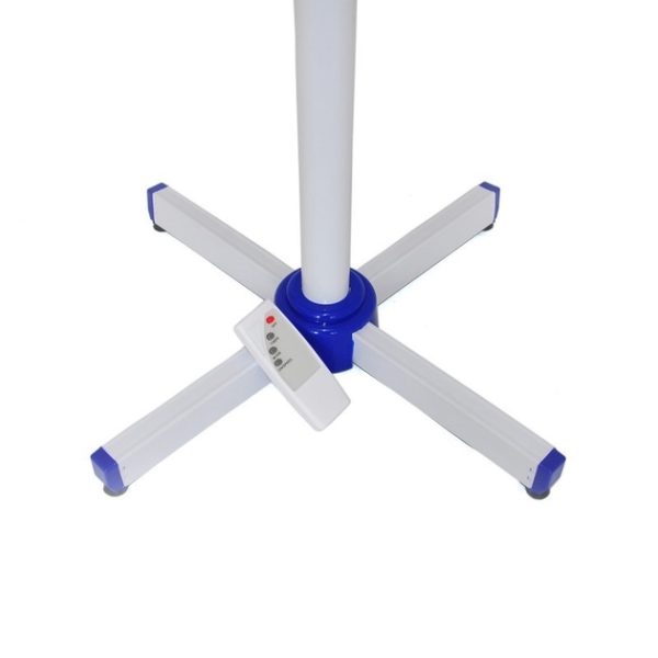 Domotec ms-1621 Fehér álló ventilátor 5db kék lapáttal 40W, távirányítóval vezérelhető - Image 2