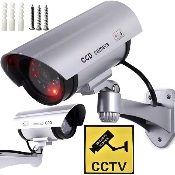 OEM Kültéri vízálló álkamera, villogó piros LED-del - Image 6