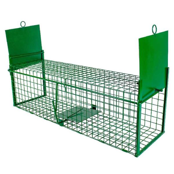 Élvefogó Nyest/Görény/ Csapda, Kétajtós, zöld, 70 cm – Humánus Kisragadozó mentesítés - Image 3