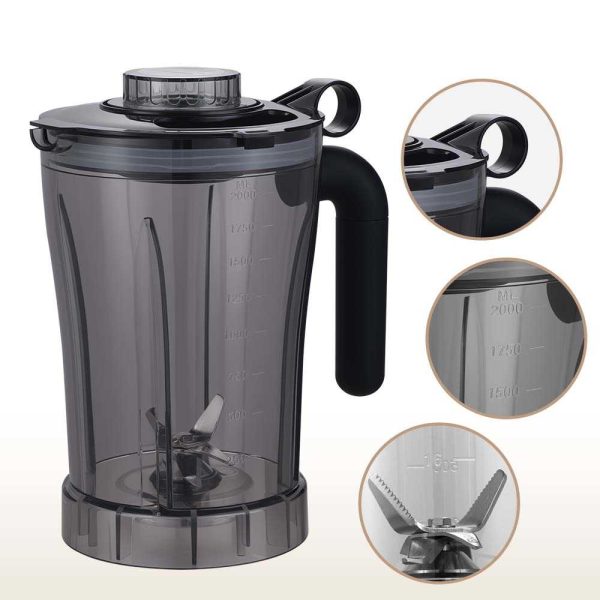 WINNING STAR ST-5905 Csendes, Nagy Sebességű Turmixgép – 4.5L, 800W, Fekete - Image 3
