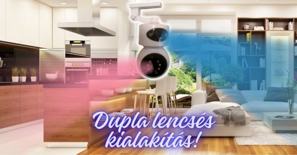 Wifi smart 2 kamerás asztali,Fali Megfigyelőkamera 2 irányú kommunikáció babafigyelő éjjellátó funkcióval - Image 5