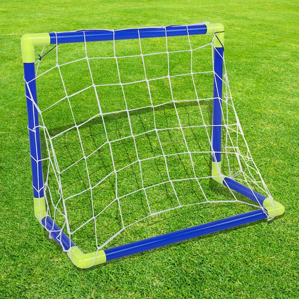 Floorball játék gyetekeknek focikapuval , 2 db ütővel , mini focilabdával és 2 db koronggal plussz pumpa - Image 2