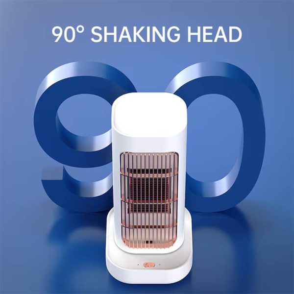 Yuuan, 1300 W, Hősugárzó, Hőlégfúvó 2 mód, gyorsfűtés, , 45 fokos forgás - Image 3