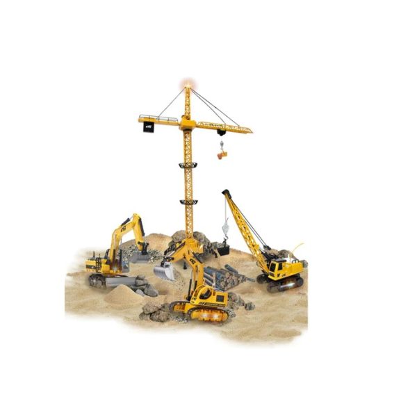 Távírányítós daru Gyerek Játék premium munkavédelmi sisakkal 1.28 cm - Image 3