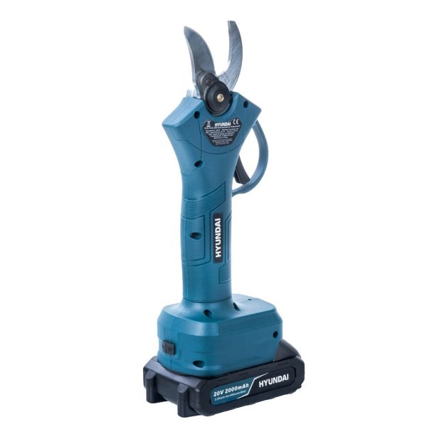 Hyundai HYD-7030-20V Akkus metszőolló 2 db akku+töltő+pótkés kofferba - Image 2