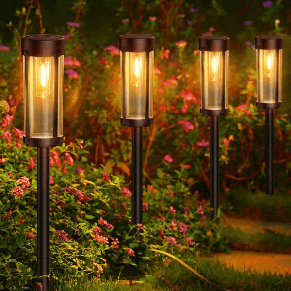 Napelemes leszúrható kerti fáklyalámpa - Image 2