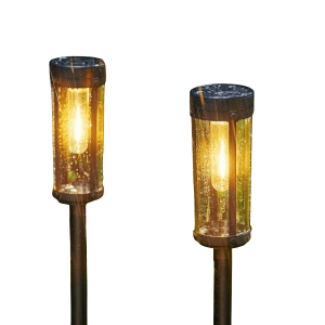 Napelemes leszúrható kerti fáklyalámpa