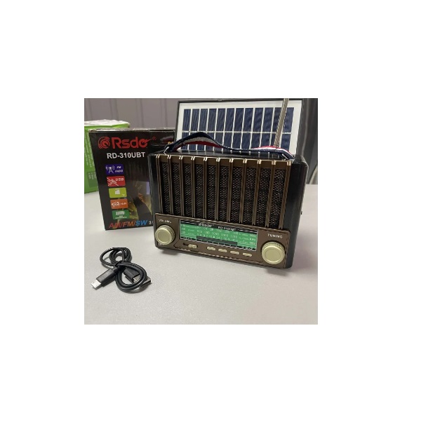 Napelemes rádió és zseblámpa RD-310 UBT