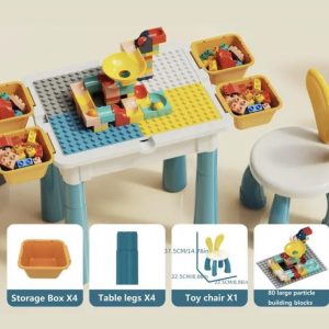 Lego játszó asztal 1székkel 103db-os