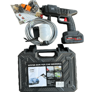 Weber 2 akkumlátoros magasnyomású mosó 21 V hab tartályal 3 fúvókával kofferban