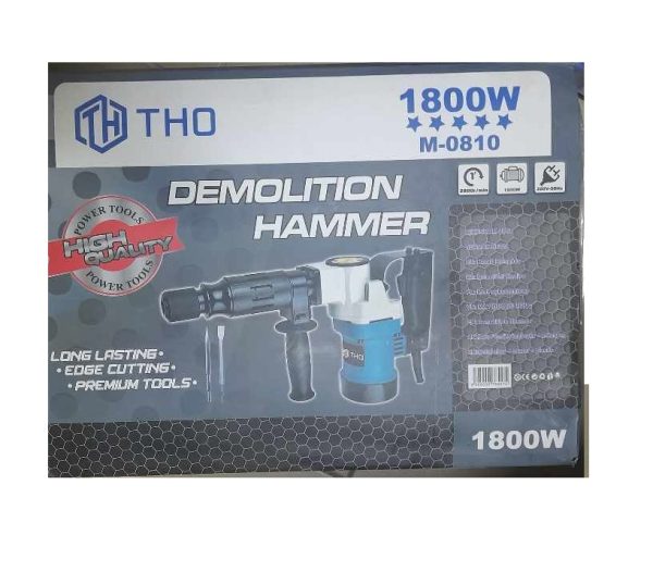 THO ütvefúró, vésőgép 1800 W - Image 4
