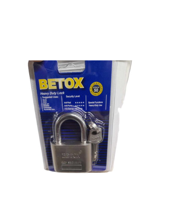 Betox biztonsági lakat 50 mm 3 db kulcsal - Image 2