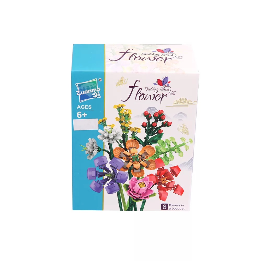 Műanyag virág ,legoból összeépíthető