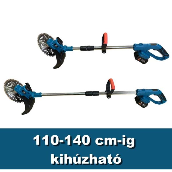 Mat-Rixx AMT-1055 Proffeszionális Nagy kapacitású (5.0Ah) Akkumulátoros Fűkasza - Image 2