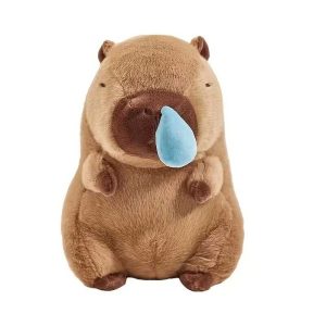 Capybara plüss , barna , 60 cm