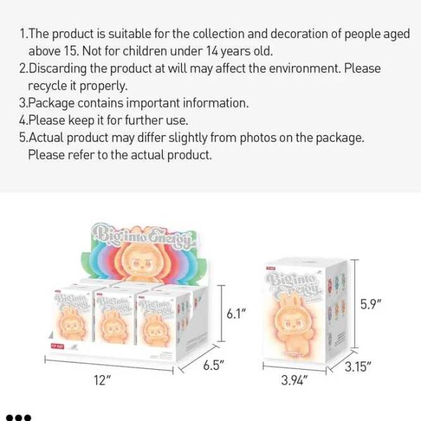 Labubu , Biginto energy , Blind Box - Image 3