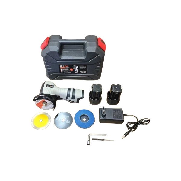 Haina CTT-1119X Mini Sarokcsiszoló 76mm korong átmérővel, dupla 24V akkus flex - Image 4