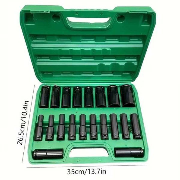 20db-os Dugókulcs Készlet 1/2" EX-8272 kofferban - Image 2