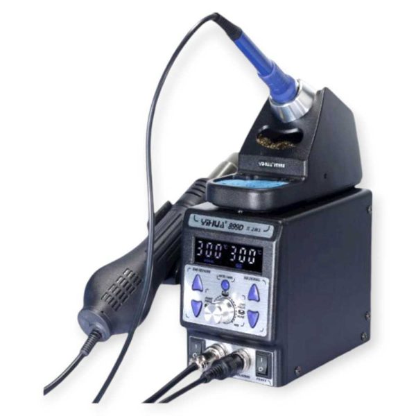 Yihua YH899D-II 2-Funkciós SMD Forrasztóállomás, 700W – Kombinált forrólevegős és forrasztópákás rendszer - Image 3