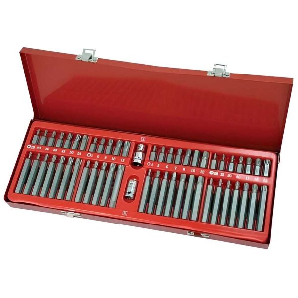 Haina HA-1394 54 részes Torx és Imbusz Kulcs Készlet, CR-V Acél, Praktikus Tárolással - Image 2