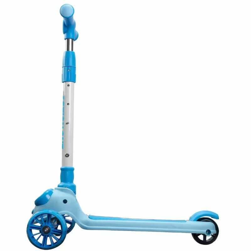 Három kerekű roller ,világító kerekekkel gyerekeknek , kék színben - Image 4