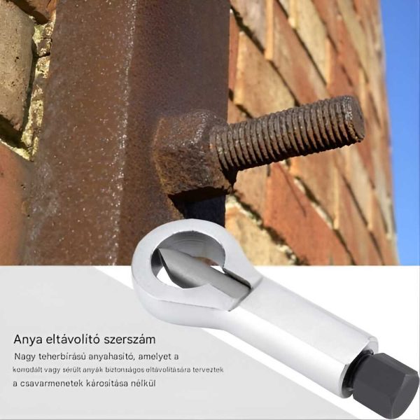 Haina HA-2106 Anyacsavar Roppantó Készlet, 4 részes, 9-27mm, Edzett Acél - Image 3