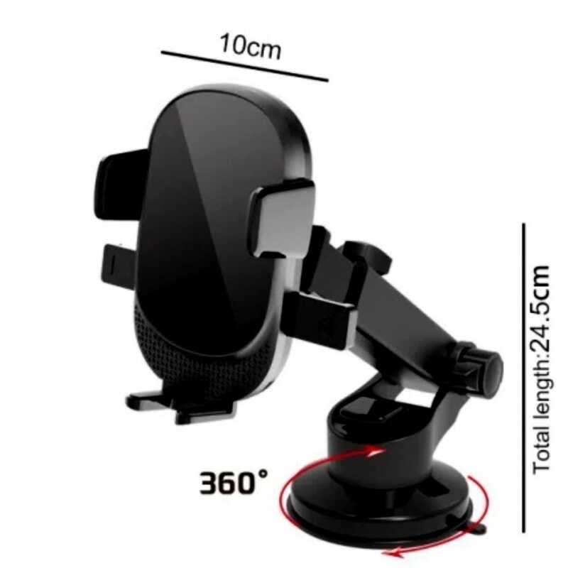 RT-664 Autós telefontartó tapadókoronggal, 360°-ban forgatható - Image 3