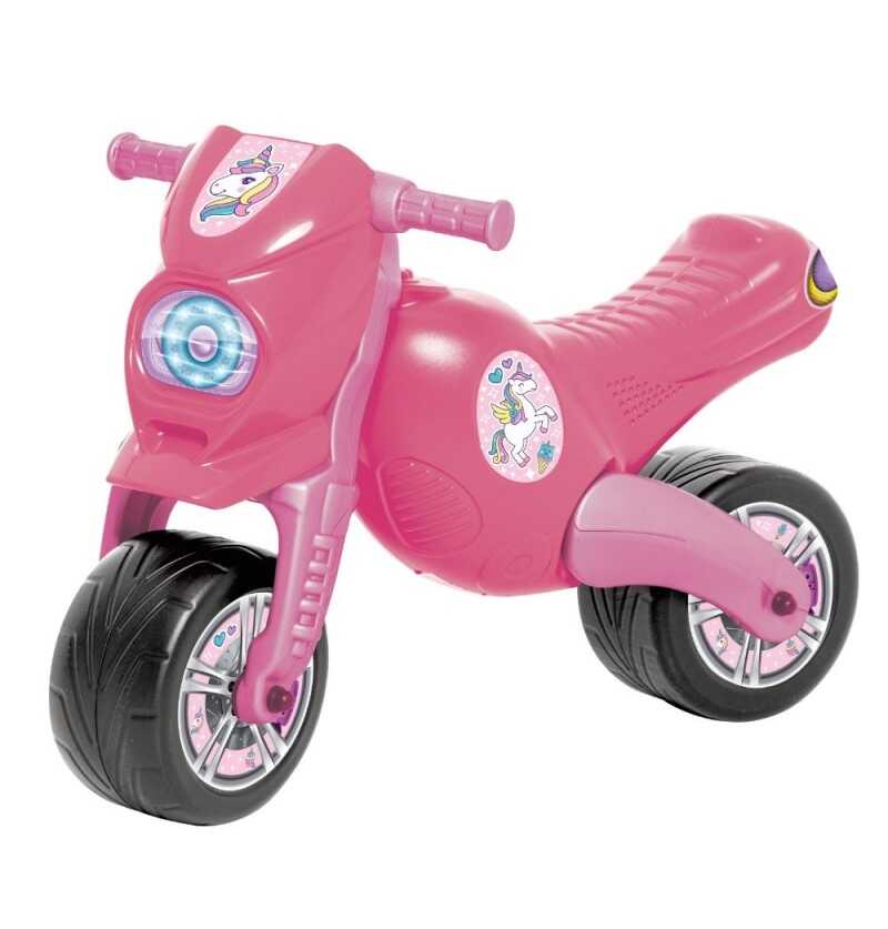 Unikornis 2 kerekű gyerek rózsaszín cross motor , 8 -as méret