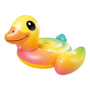 Intex Óriás felfújható kacsa kapaszkodóval , 147 cm × 147 cm × 87 cm